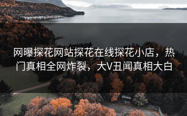 网曝探花网站探花在线探花小店，热门真相全网炸裂，大V丑闻真相大白