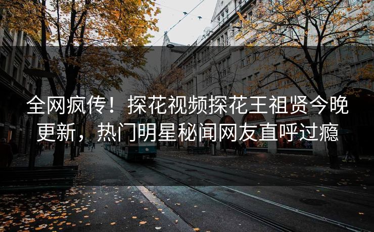 全网疯传！探花视频探花王祖贤今晚更新，热门明星秘闻网友直呼过瘾