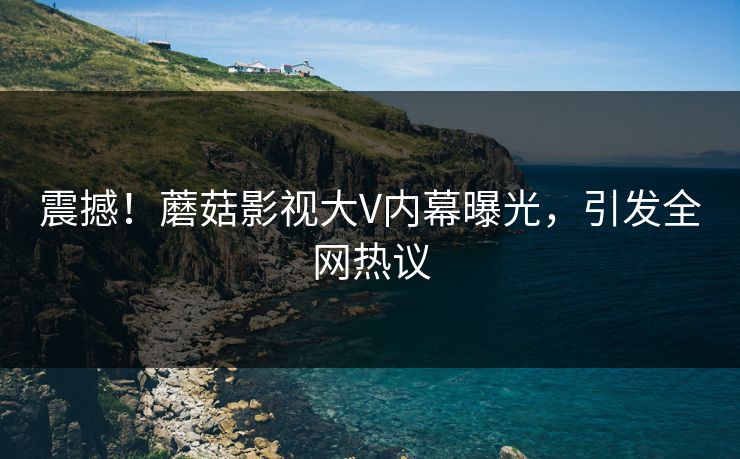 震撼！蘑菇影视大V内幕曝光，引发全网热议  第1张